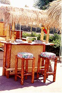 Example of Bensons Import Tropical Decor. Click for larger picture.