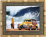 9063 Woody w/ Big Wave, 19 in. h x 23.5 in. w