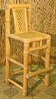 #391 Bamboo Bar Stool w/ Back