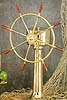 2143 Brass Wheel Stanchion